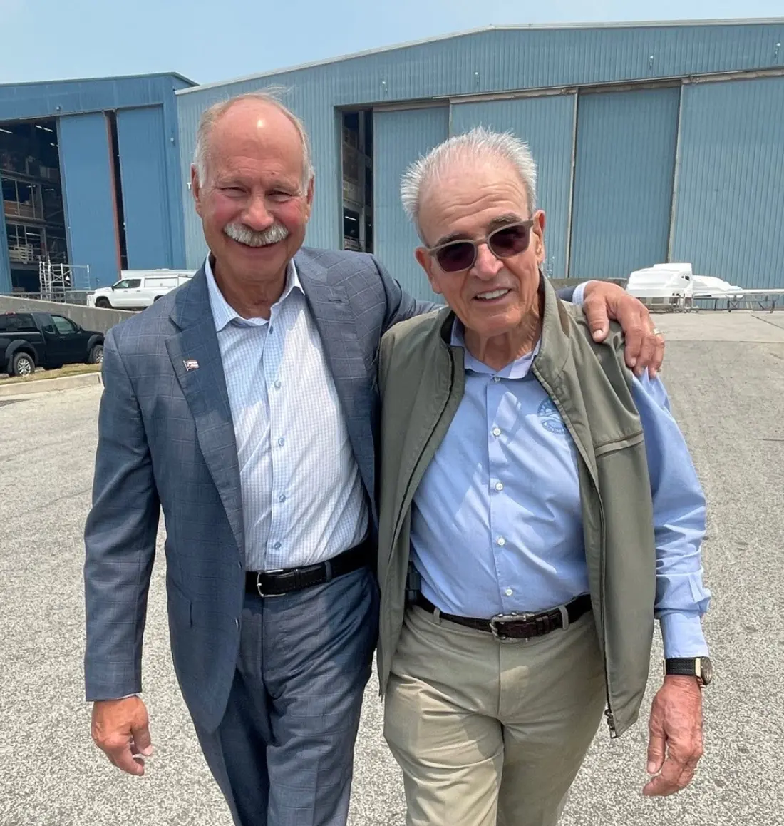 Steve Germain, Chairman of Germain Motor Company & Frank Bongiorno.