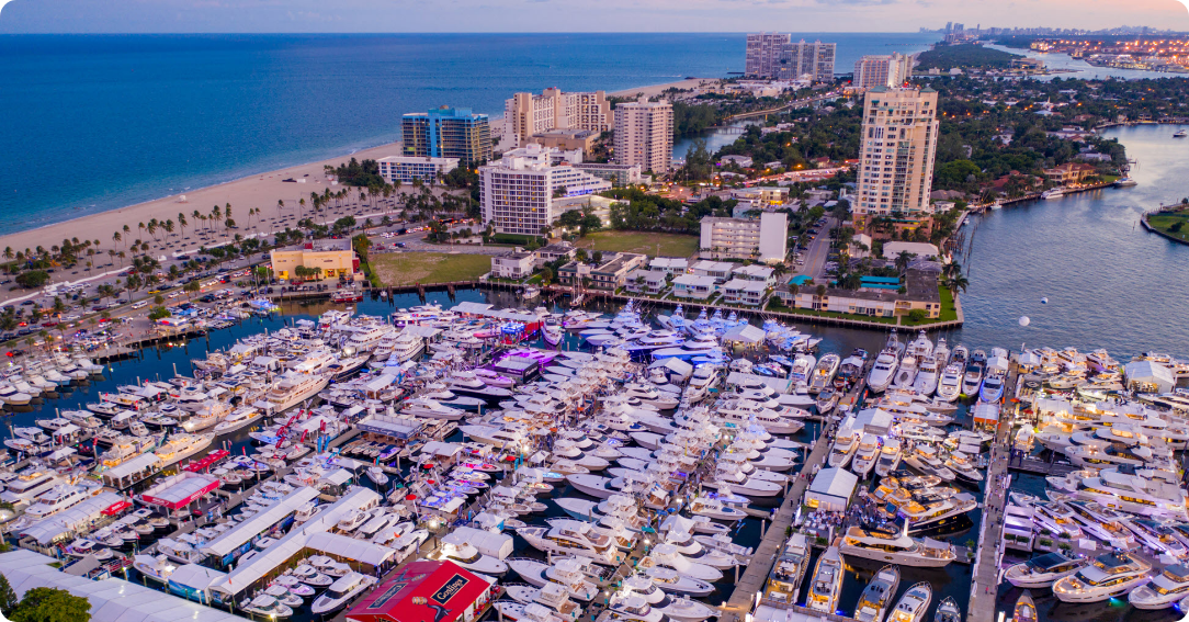 Pat Healey of Viking Yachts, Zach Germain, Jessica Germain, Austin Germain.