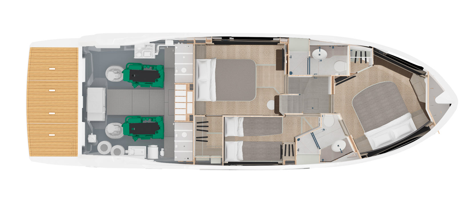 lower deck layout of 48 coupe