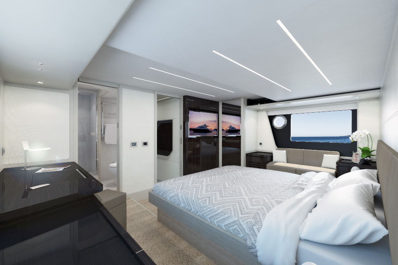 Absolute 62 Fly Master Stateroom Absolute 62 Fly Master Stateroom