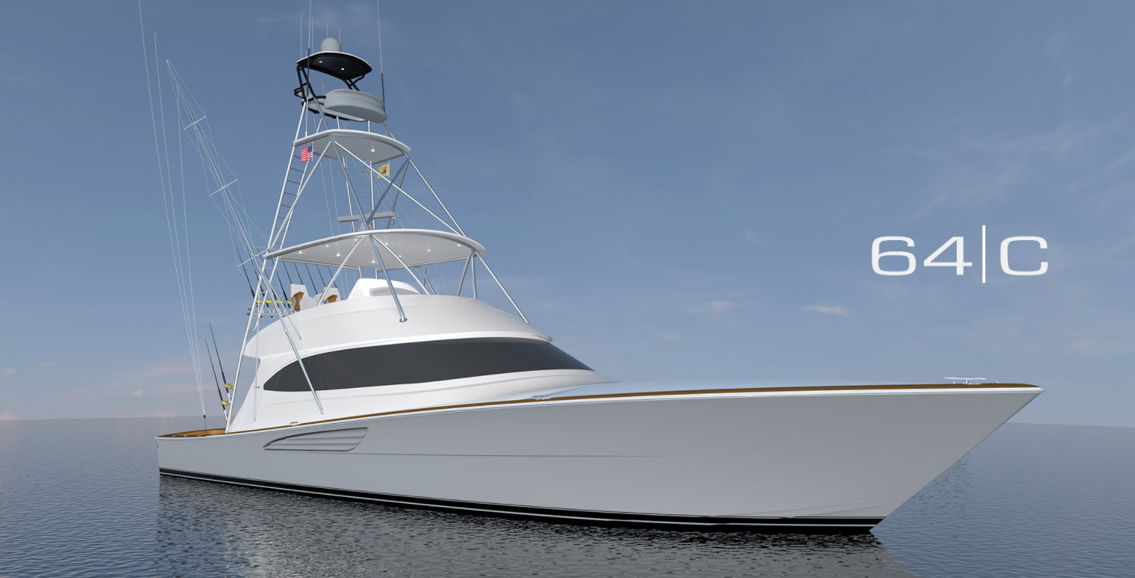 64 convertible yacht