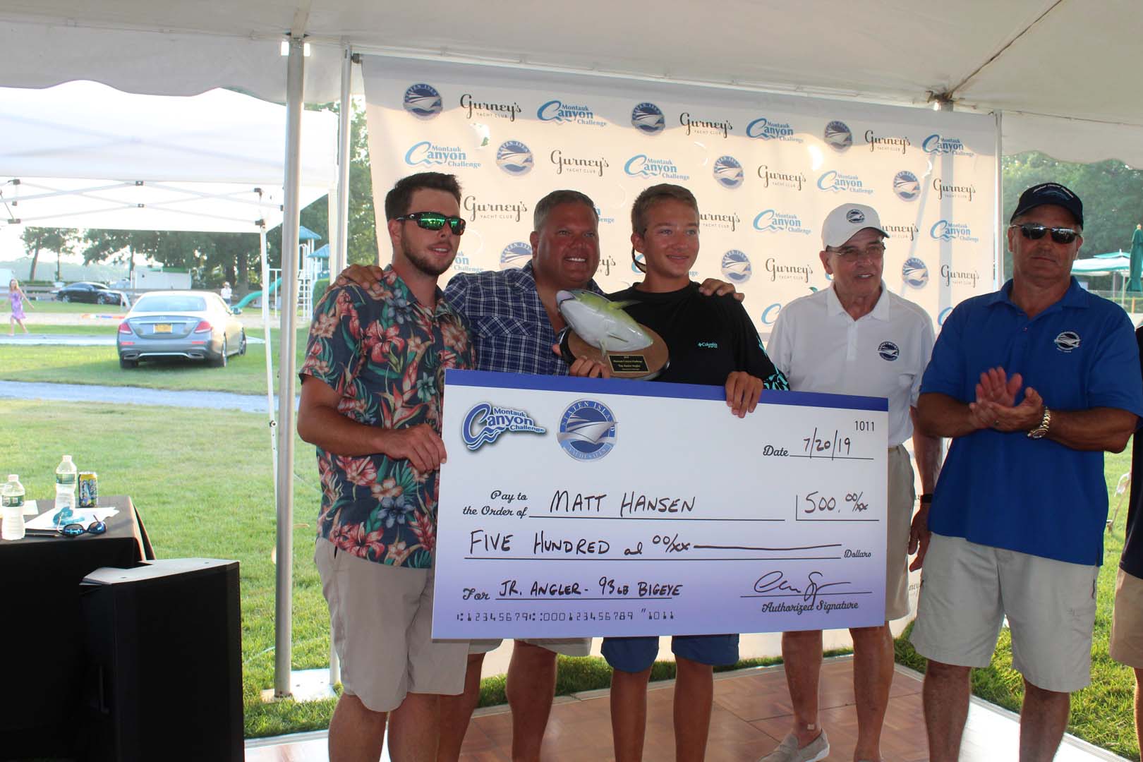 Top Junior Angler on a Viking