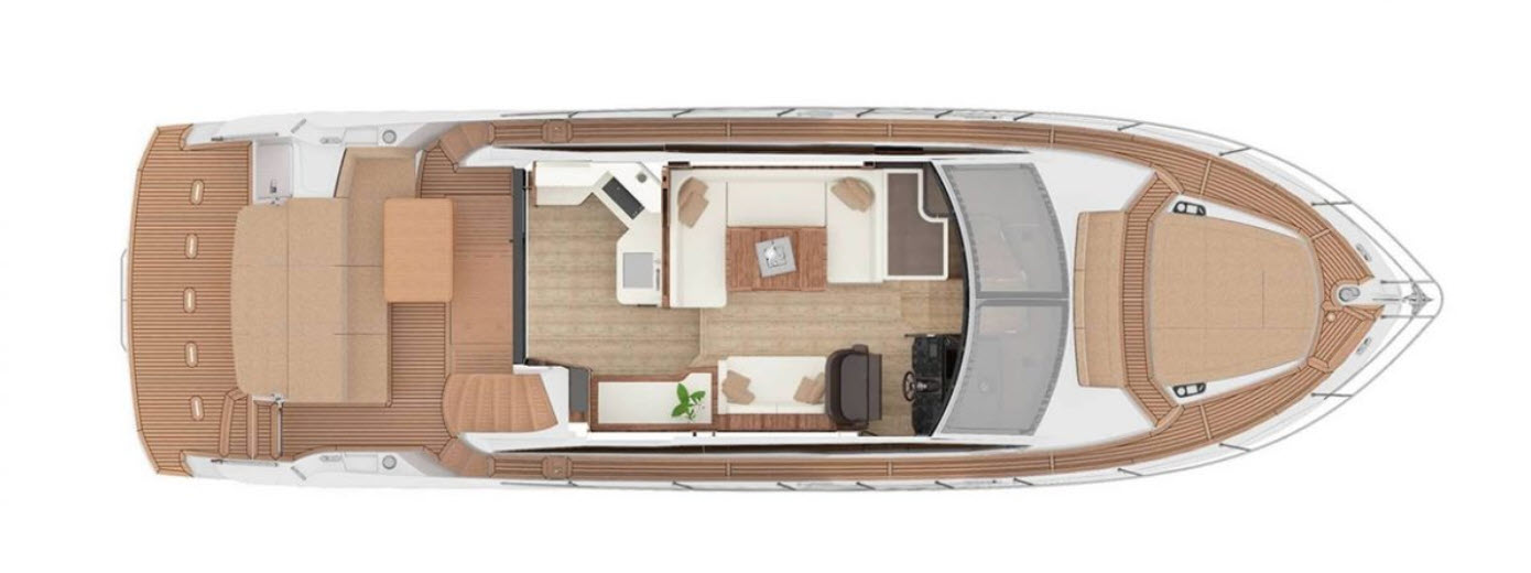 absolute yachts 50 fly interior layout