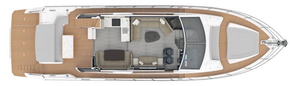 Absolute 62 Fly Main Deck Layout Absolute 62 Fly Main Deck Layout