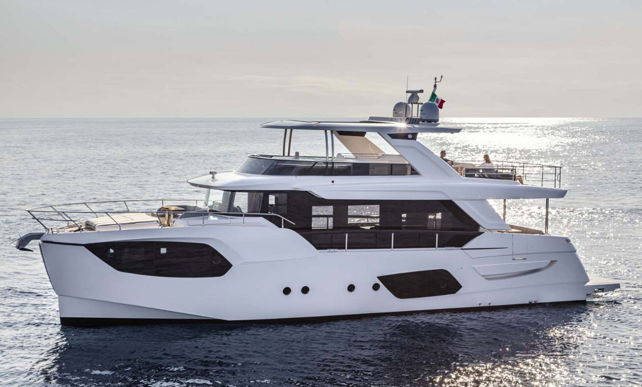 absolute 68 navetta at fort lauderdale boat show