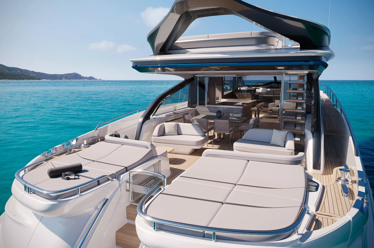 Aft Deck Cockpit - Princess S80