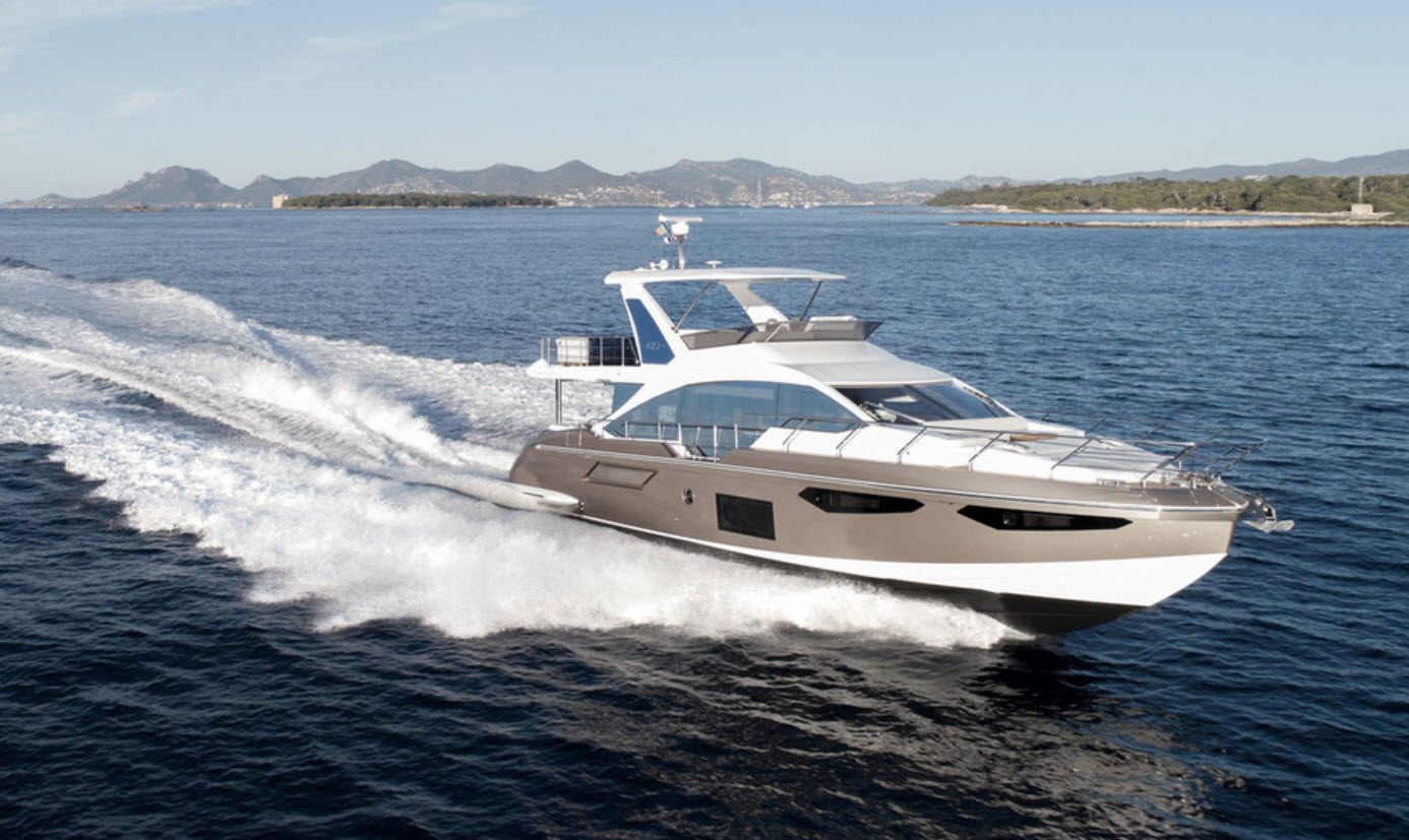 azimut 60 flybridge yacht