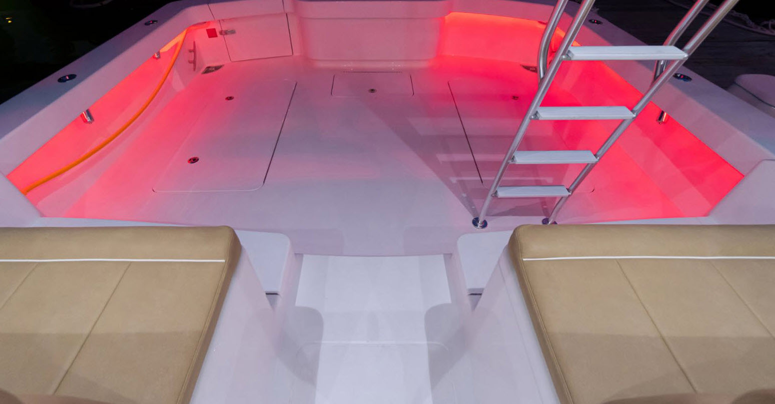 Cockpit lighting on 46 billfish