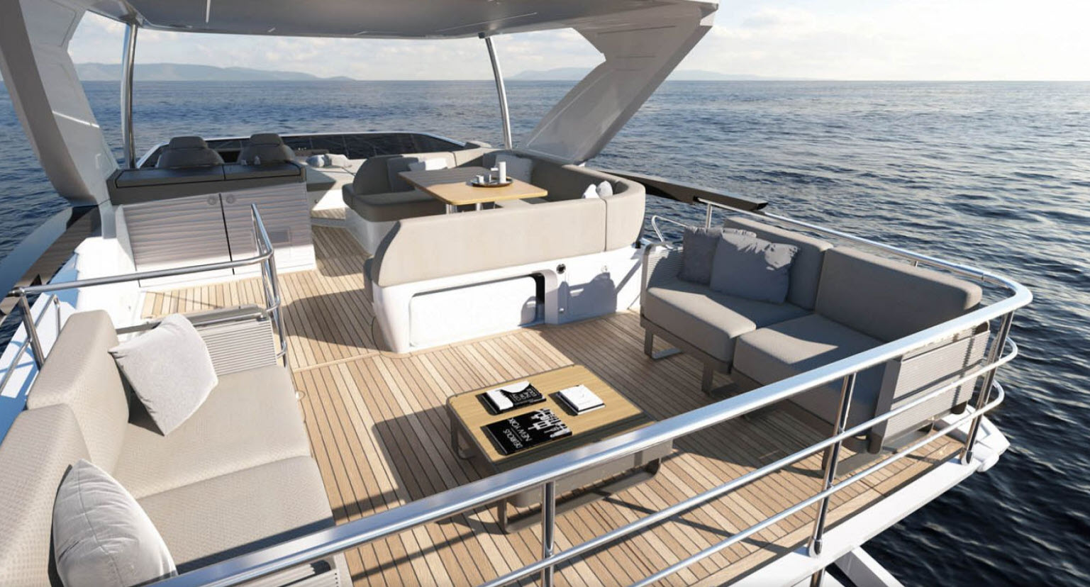 flybridge on absolute 56