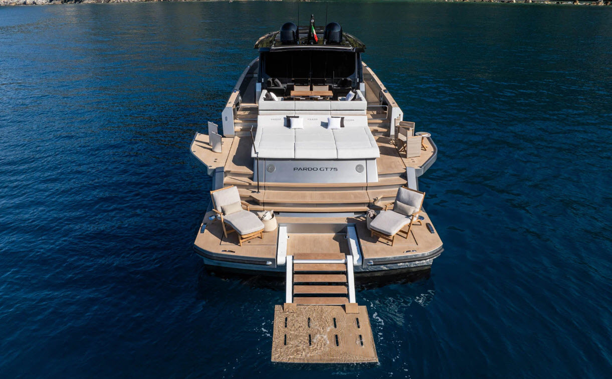 fold down terraces on gt75 cockpit