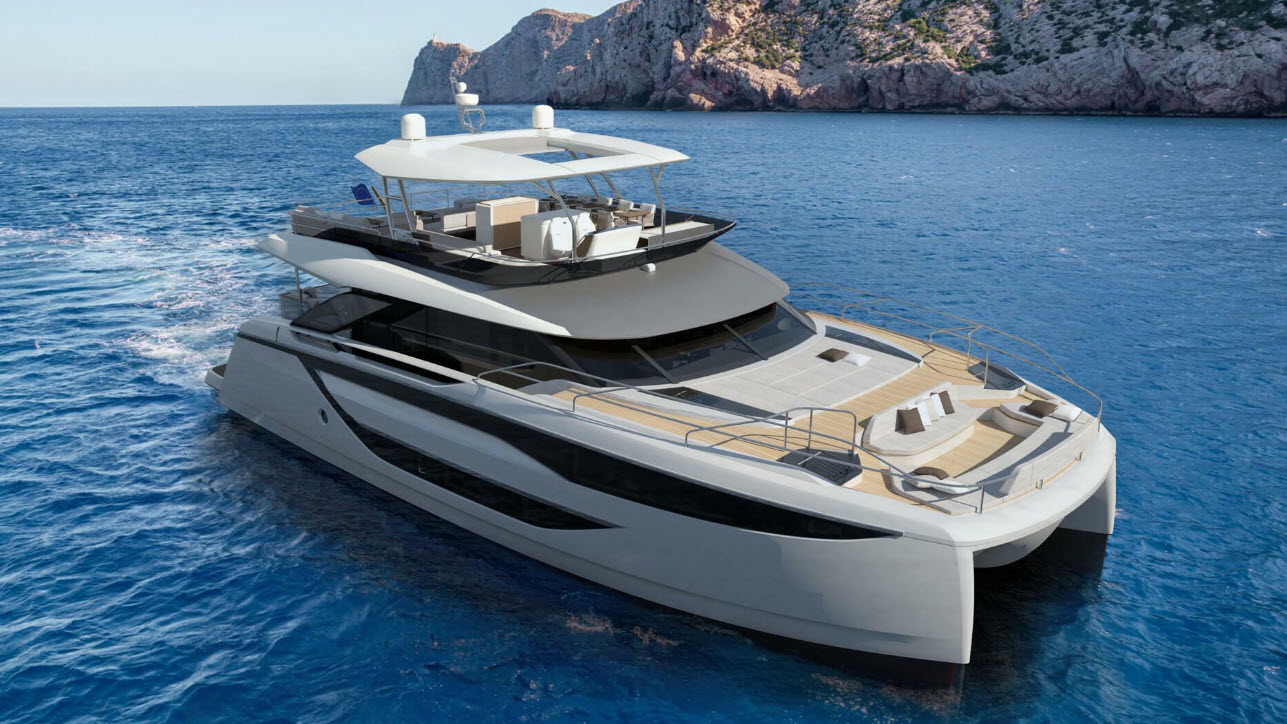 foredeck on the prestige m8