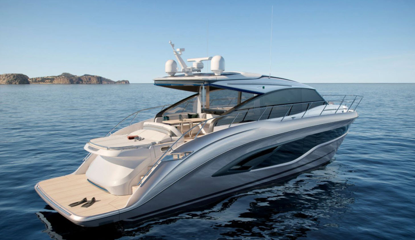 princess v55 miami yacht show