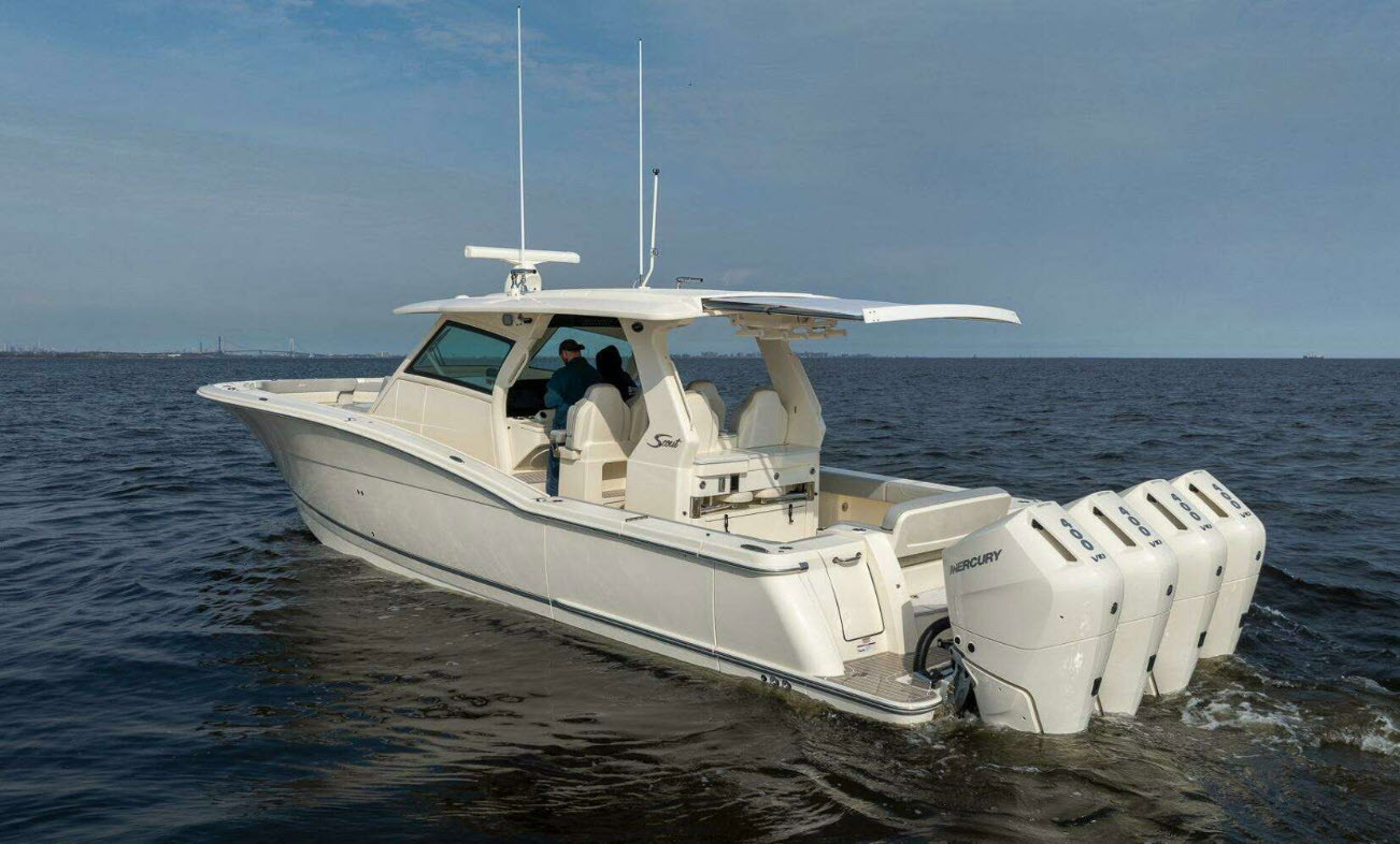 scout boats 425 at norwalk show