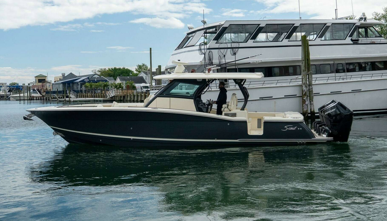 scout boats at 2025 newport boat show
