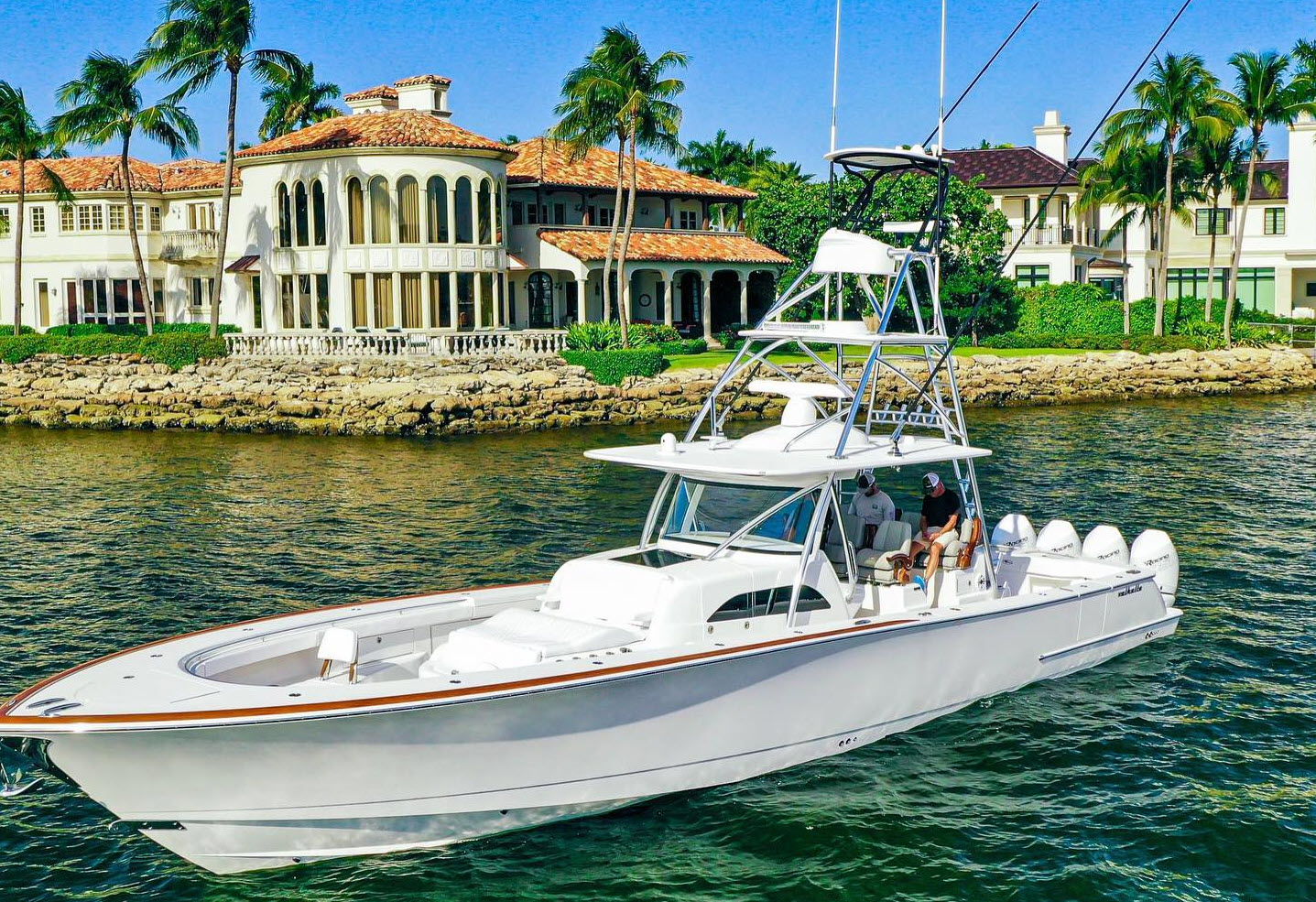 Valhalla V46 with tuna tower