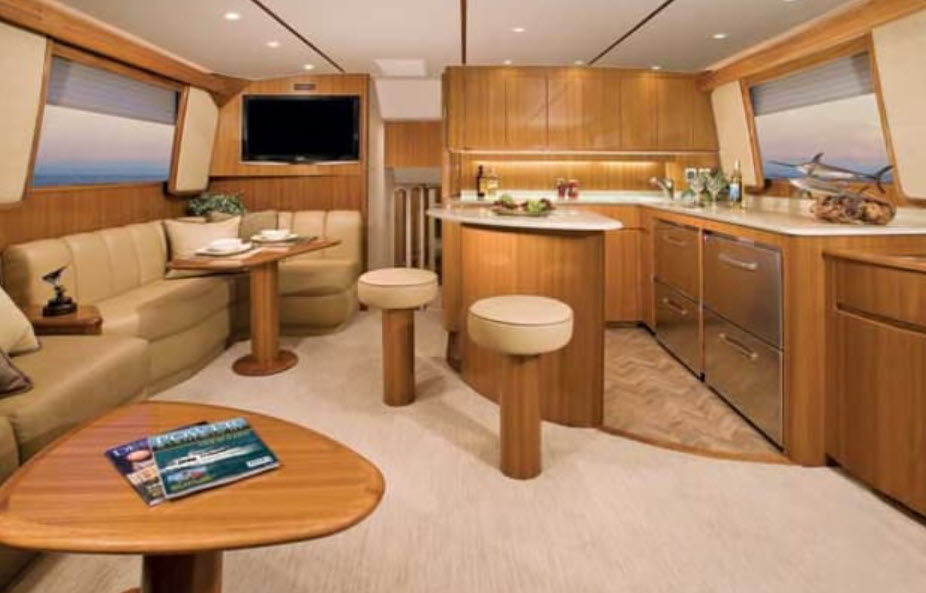 viking 50 salon and galley