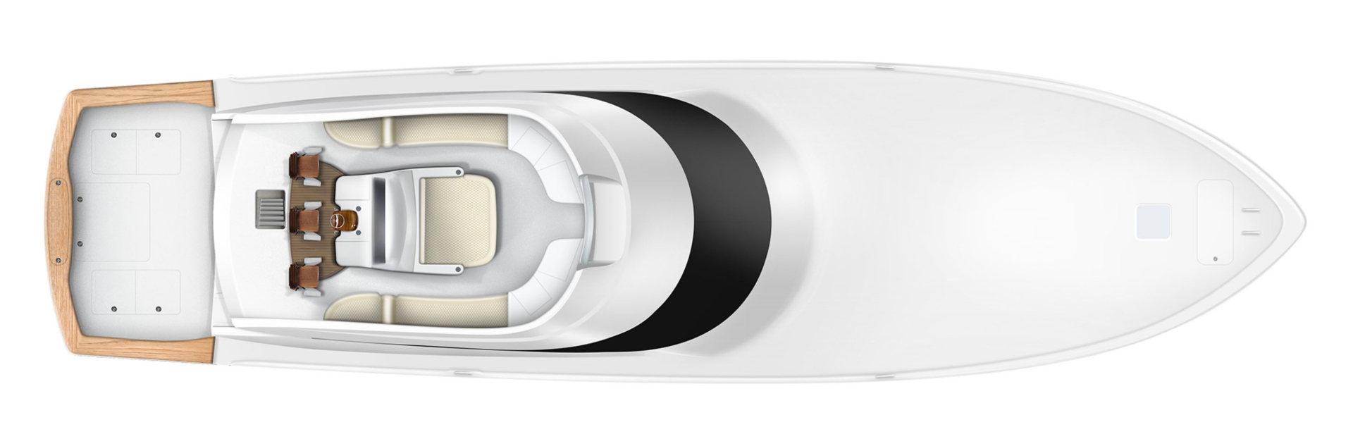 viking 82 layout - main helm station on pilothouse