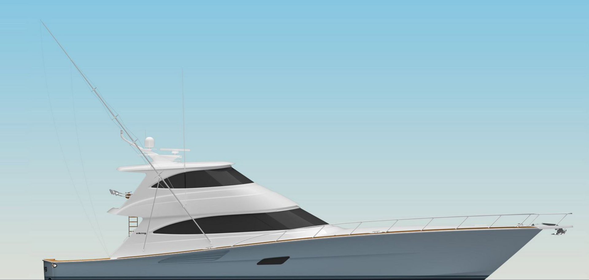 viking 82 enclosed bridge version profile
