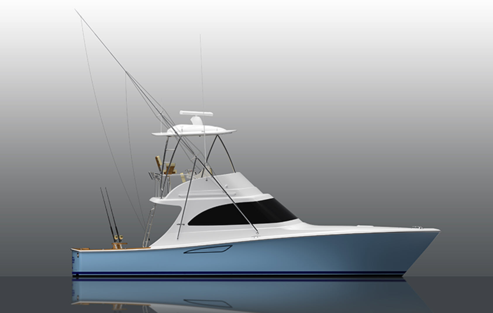 Viking 38 Billfish Rendering