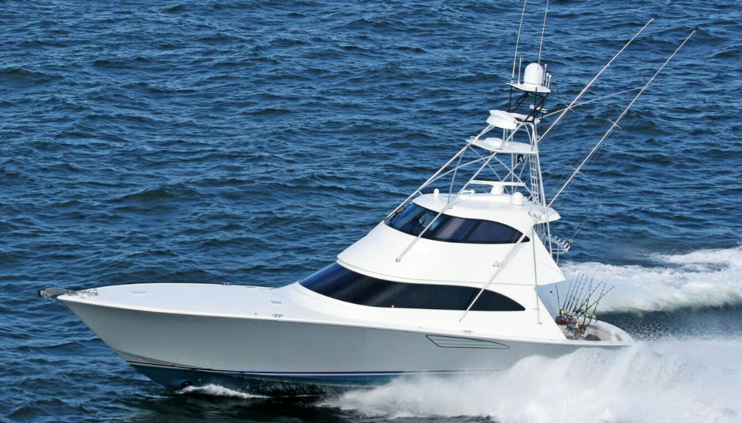 viking yachts 66 enclosed bridge - torta