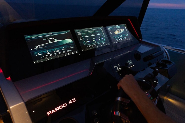 futuristic dash board on pardo 43