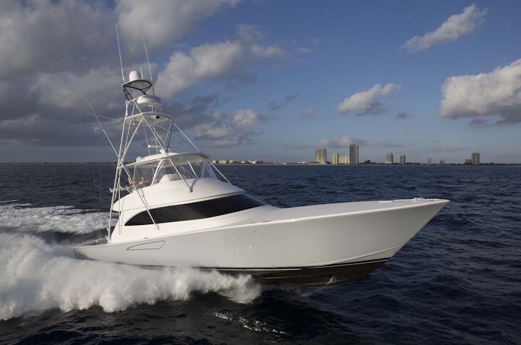 Viking Yachts 62 Convertible Starboard Side Running