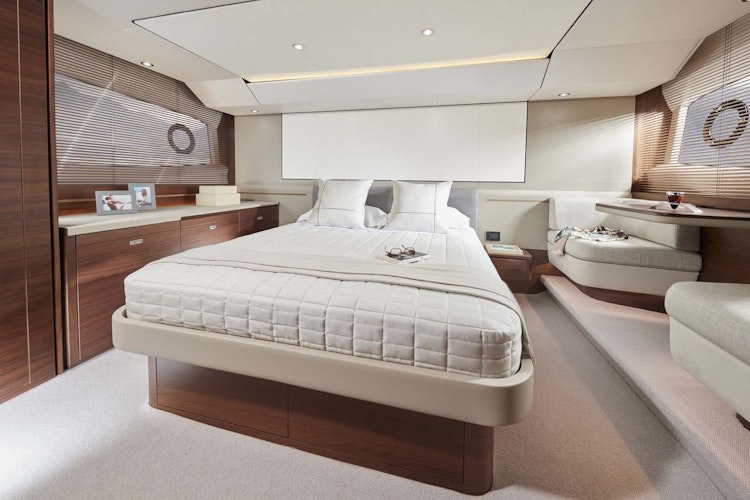 Master Suite on the Princess F55