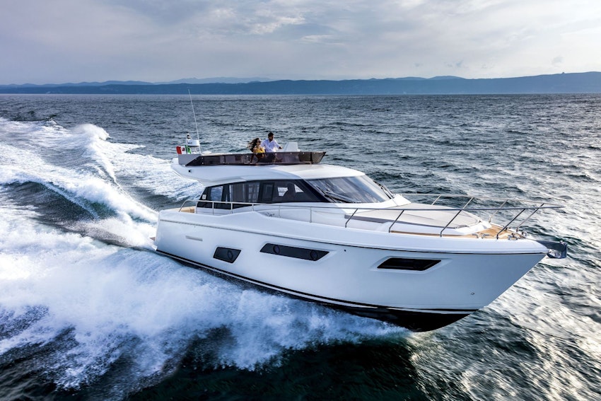 used ferretti 450 yacht for sale