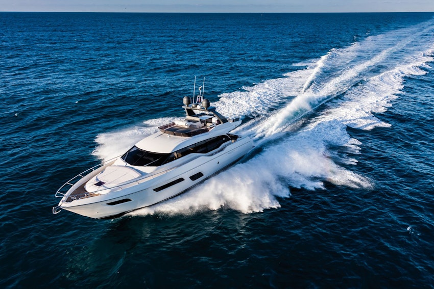 used Ferretti 700 yacht for sale