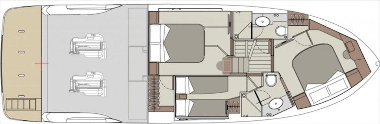 lower deck layout of absolute 47