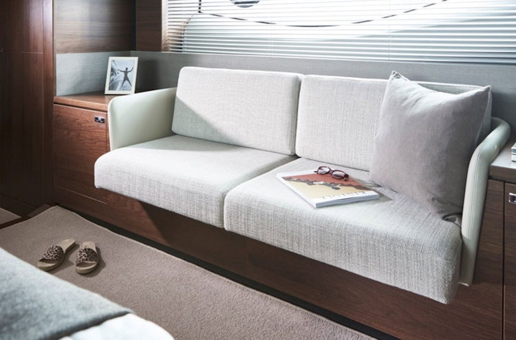Master stateroom couch on princess s66