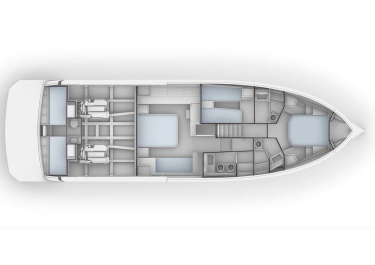 lower deck layout with vip forward