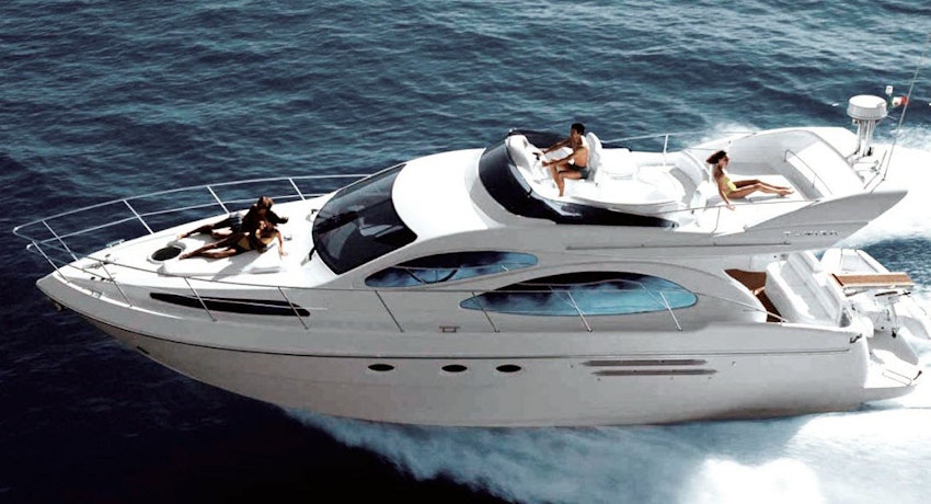 azimut 46 flybridge yacht for sale