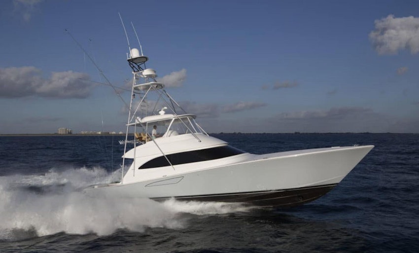 used viking 62 convertible yacht for sale