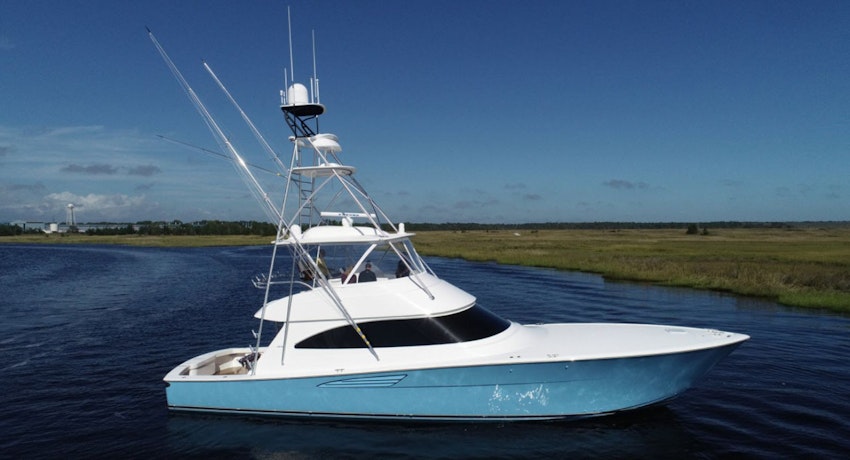 used Viking 58 convertible yacht for sale