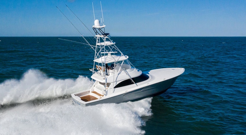 used viking 54 convertible yacht for sale