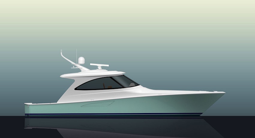viking 48 sport coupe yacht