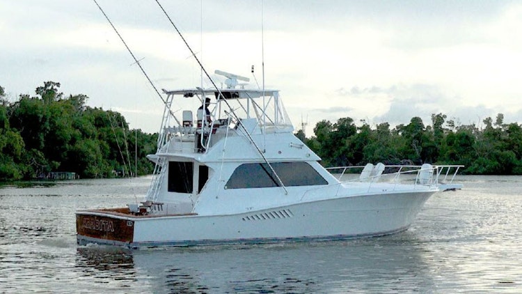 used viking 43 convertible yacht for sale