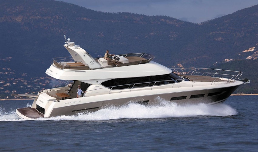 prestige 60 sport yacht