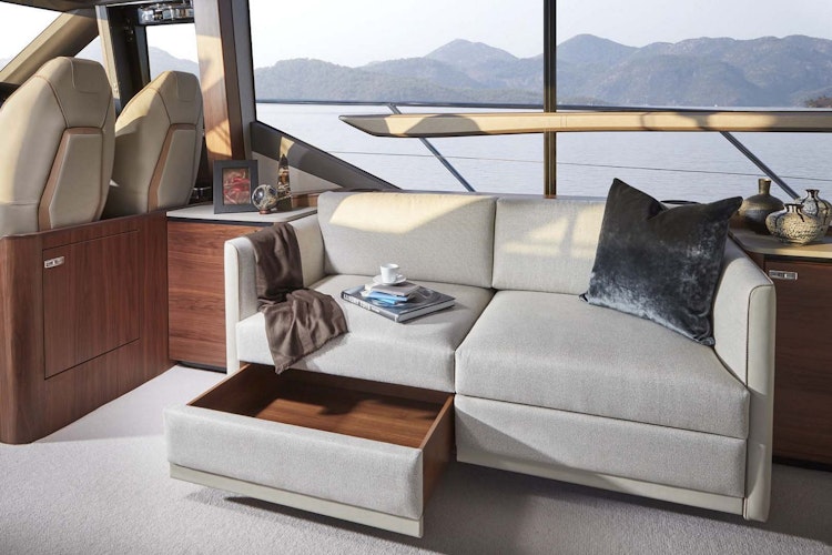 couch behind helm