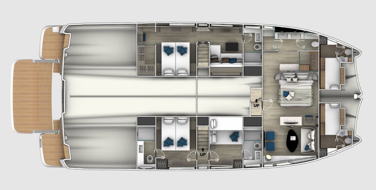 lower deck layout - galley up