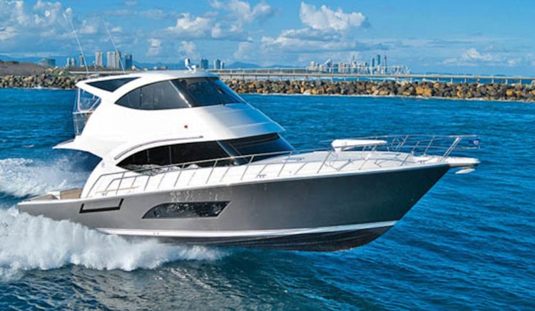 Riviera 53 enclosed bridge