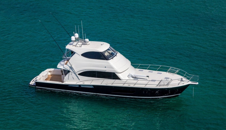 Riviera 63 enclosed bridge yacht