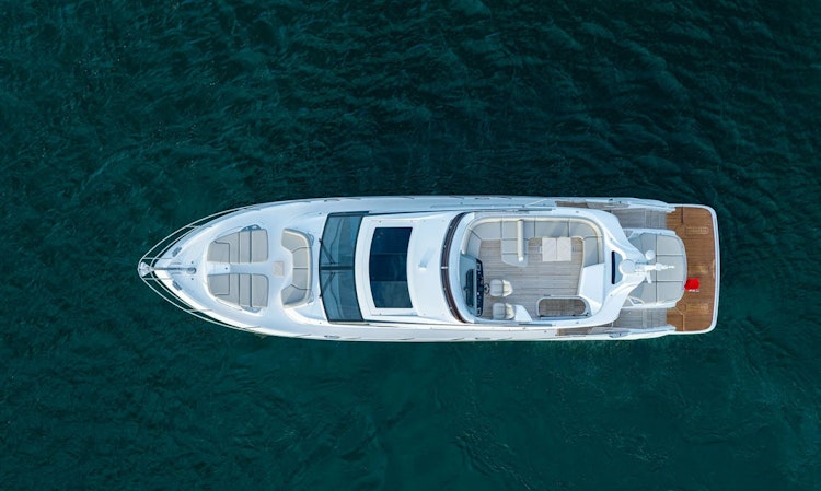 overhead view of princess s65