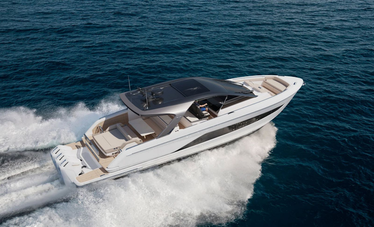 c48 with outboard engines cruising