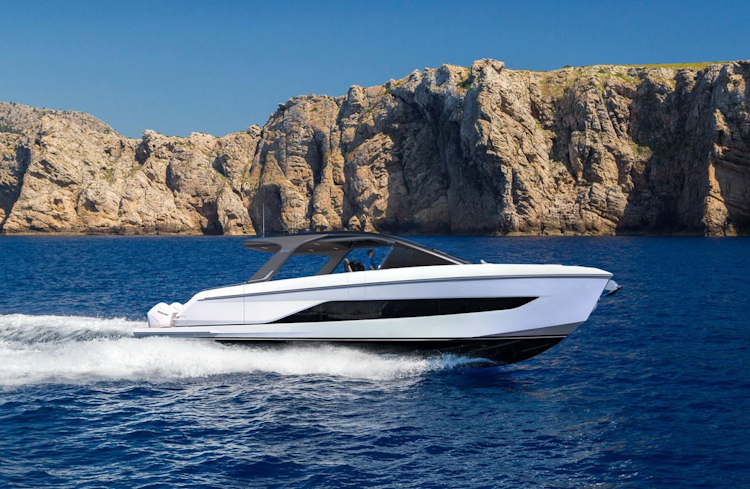 princess yachts c48 open with outboard engines