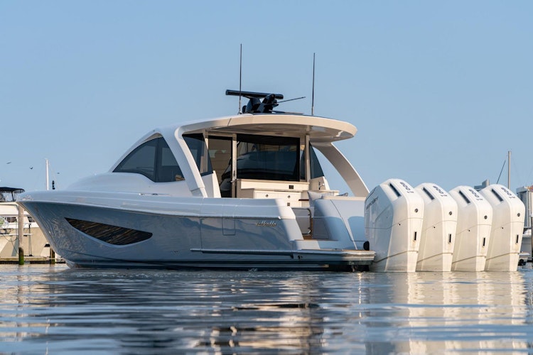 valhalla v55 sport yacht with mercury outboards