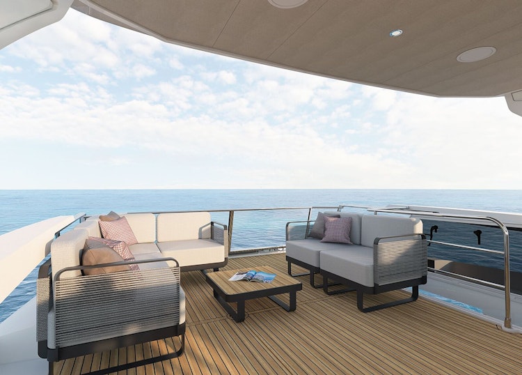 flybridge deck seating - navetta 58