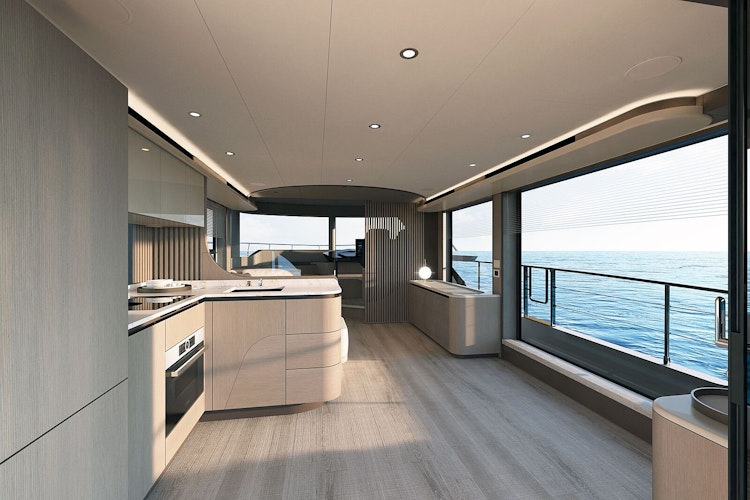 navetta 58 layout with fully closed side window