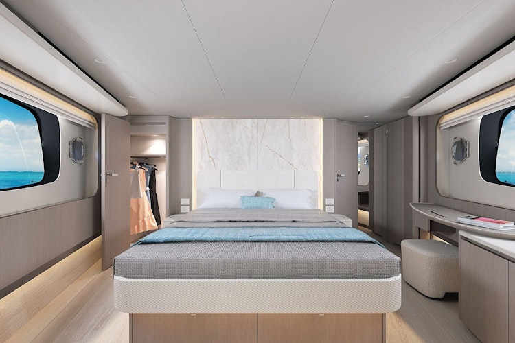 bedroom with en suite head and closet - navetta 58